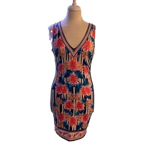 FLYING Tomato Sleeveless Floral Dress Size M - Picture 1 of 4